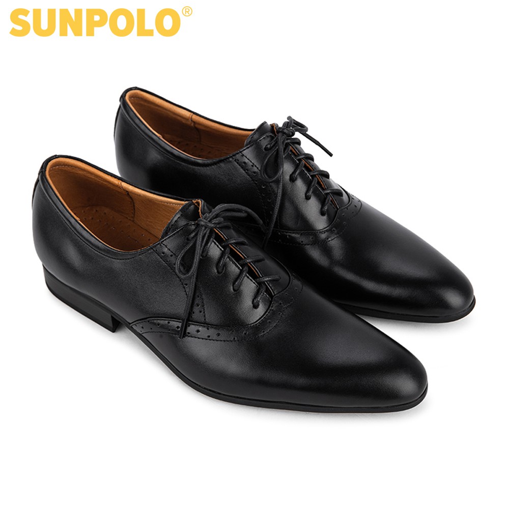 Giày Tây Nam MU5572 Da Bò Đen