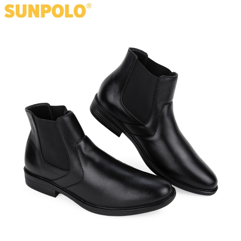 Giày Boots Nam BOOT01 Cổ Cao Da Bò