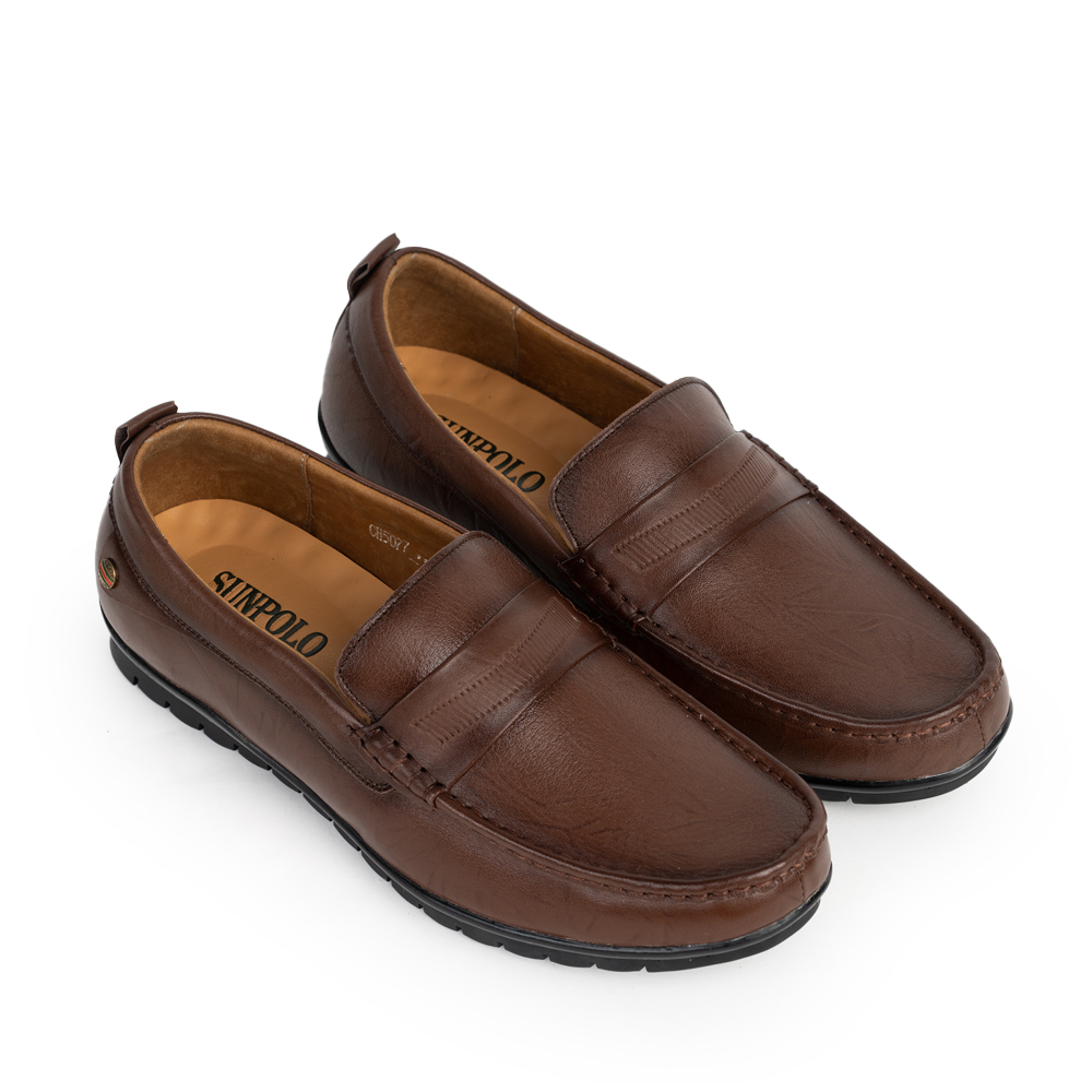 Giày lười CS5077 da bò