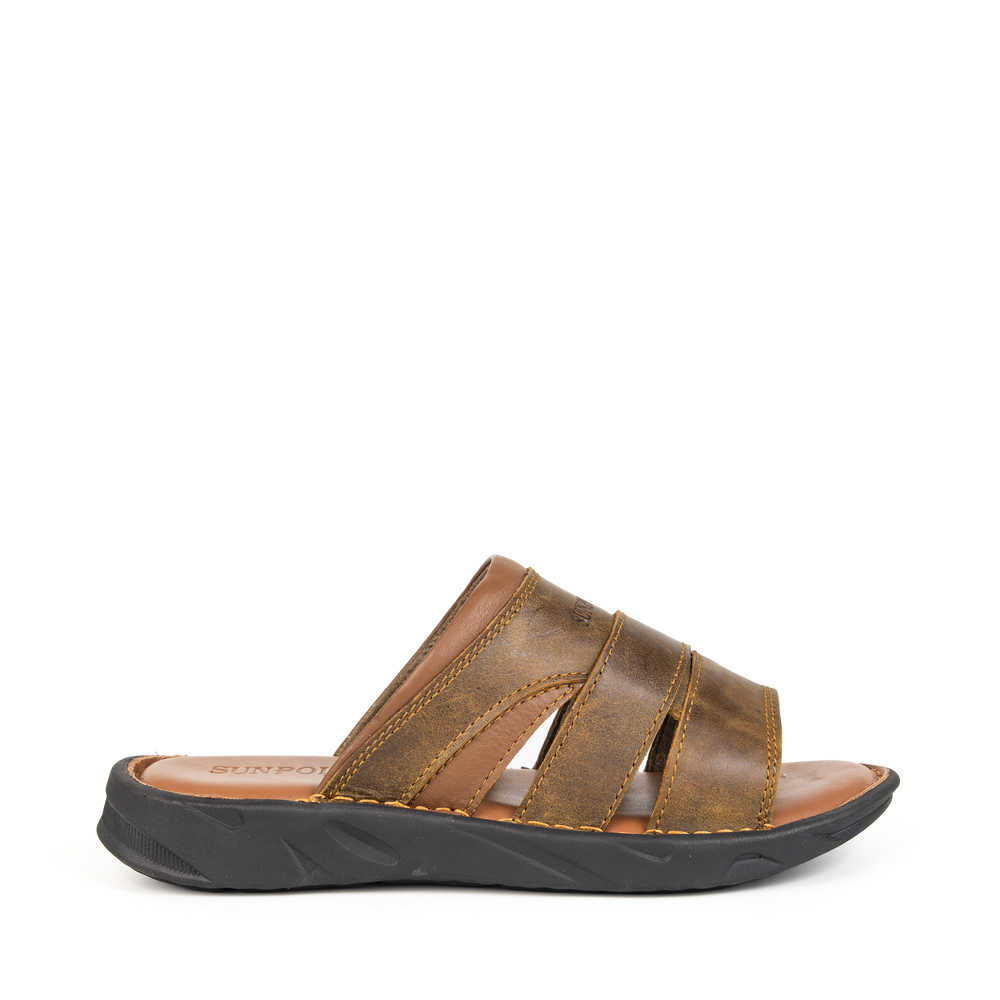 Dép Quai Ngang Nam Da Bò SUNPOLO FQN063