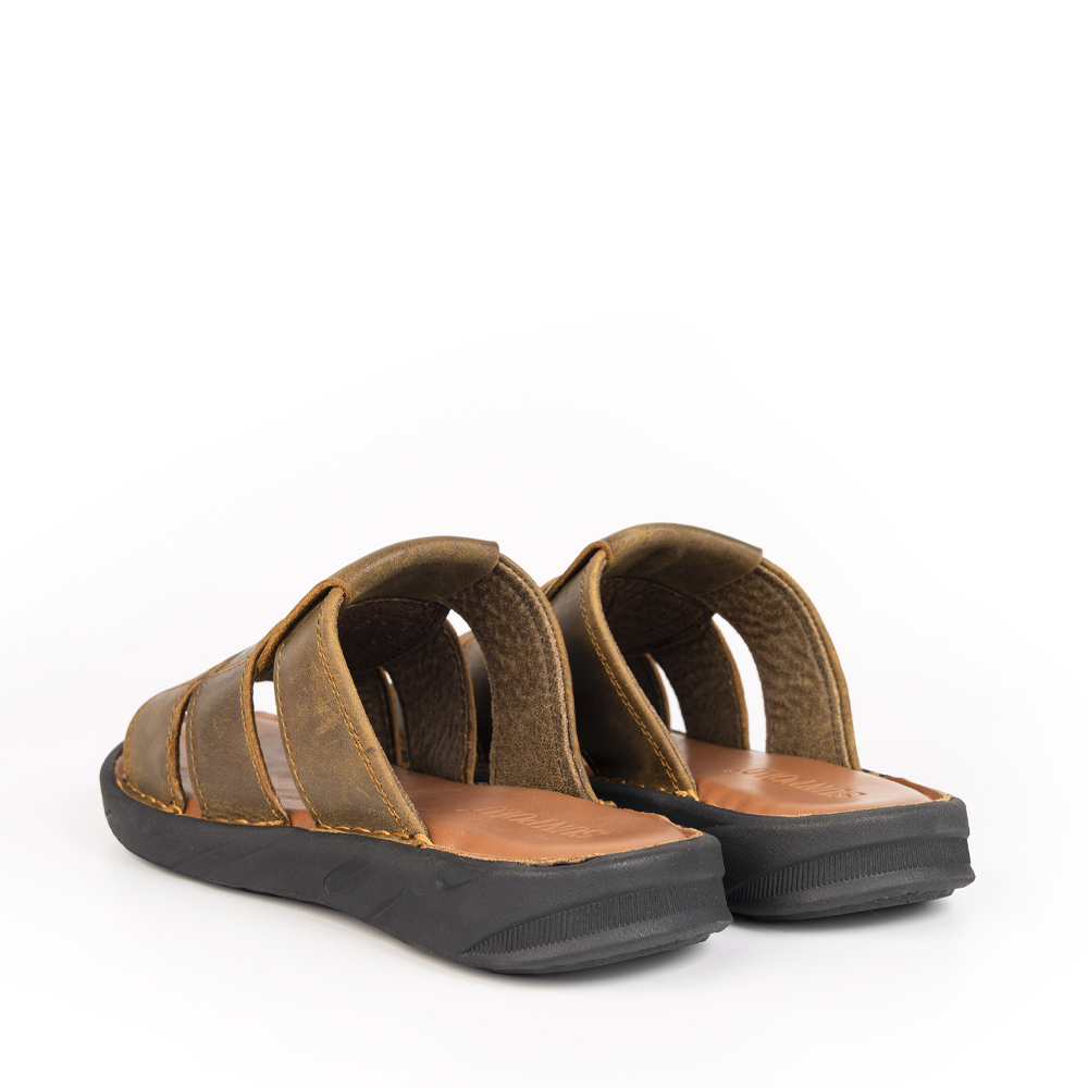 Dép Quai Ngang Nam Da Bò SUNPOLO FQN062