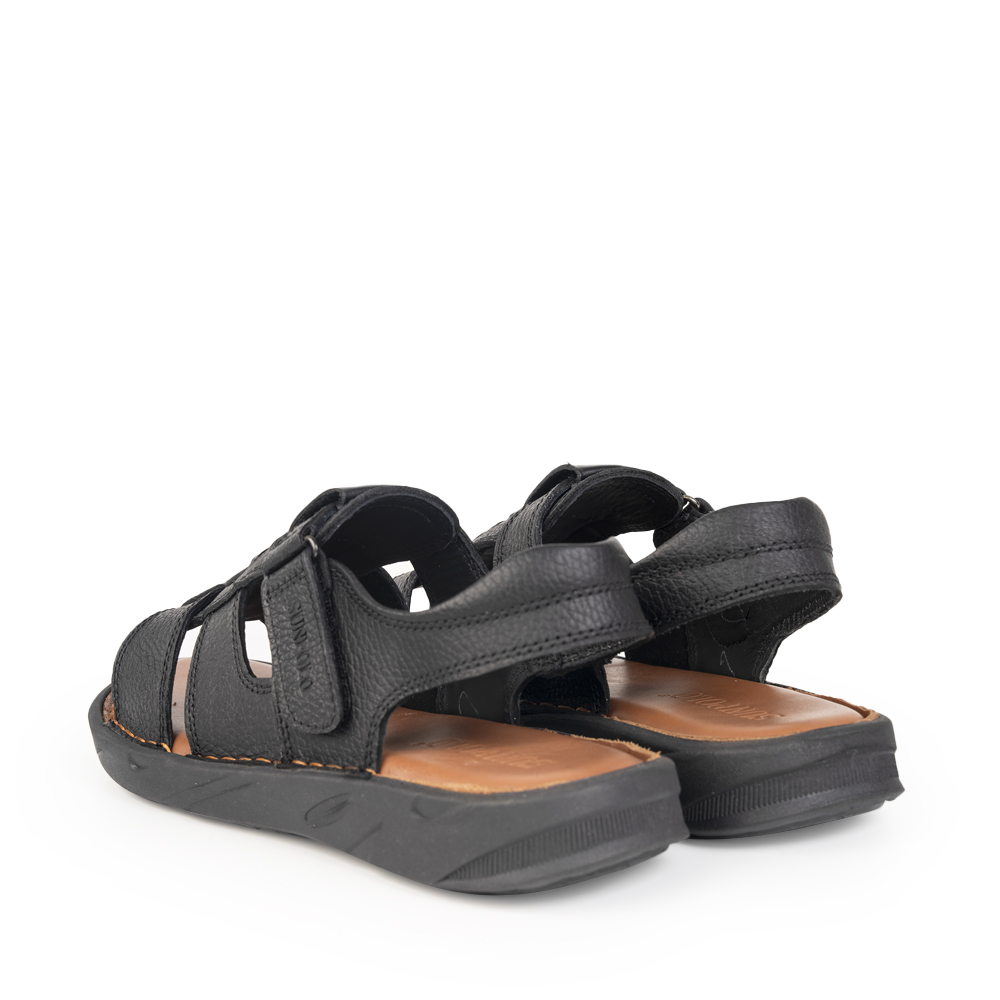 Xăng Đan Nam Da Bò Cao Cấp SUNPOLO Sandals SDF060 Đi Học, Đi Chơi