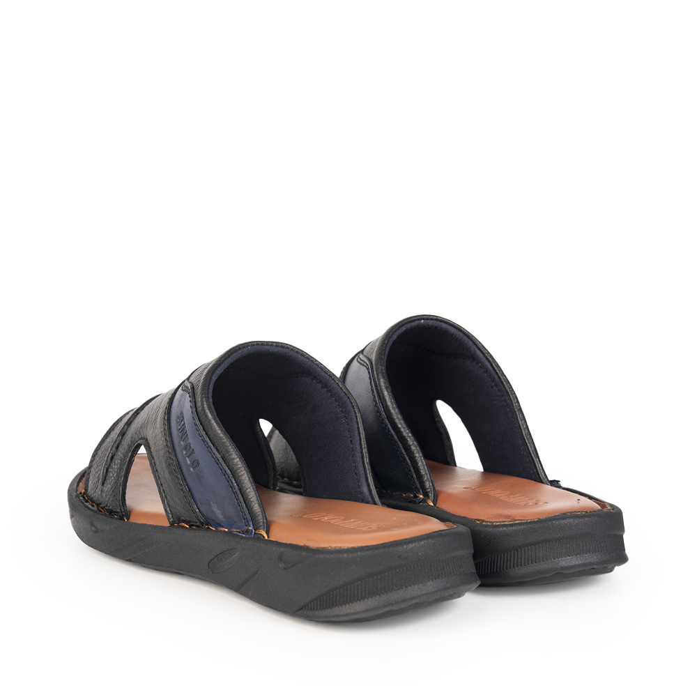 Dép Quai Ngang Nam Da Bò SUNPOLO FQN061