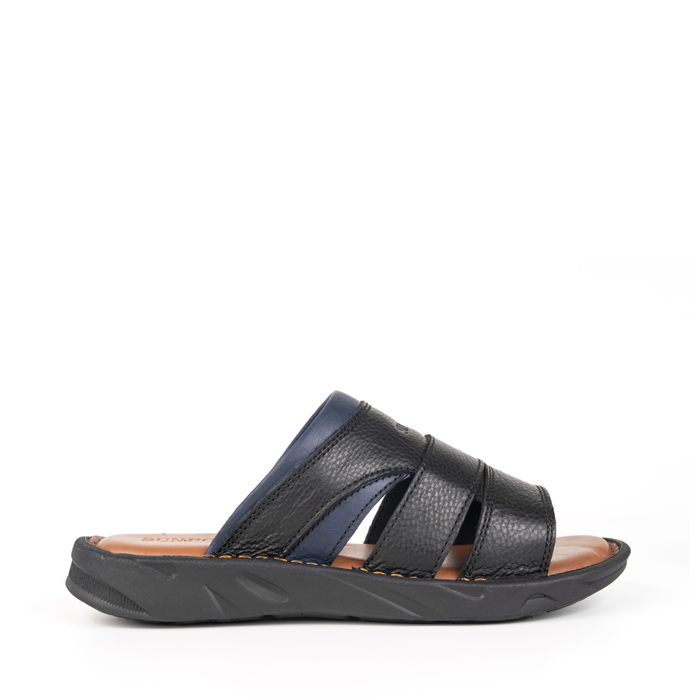 Dép Quai Ngang Nam Da Bò SUNPOLO FQN063