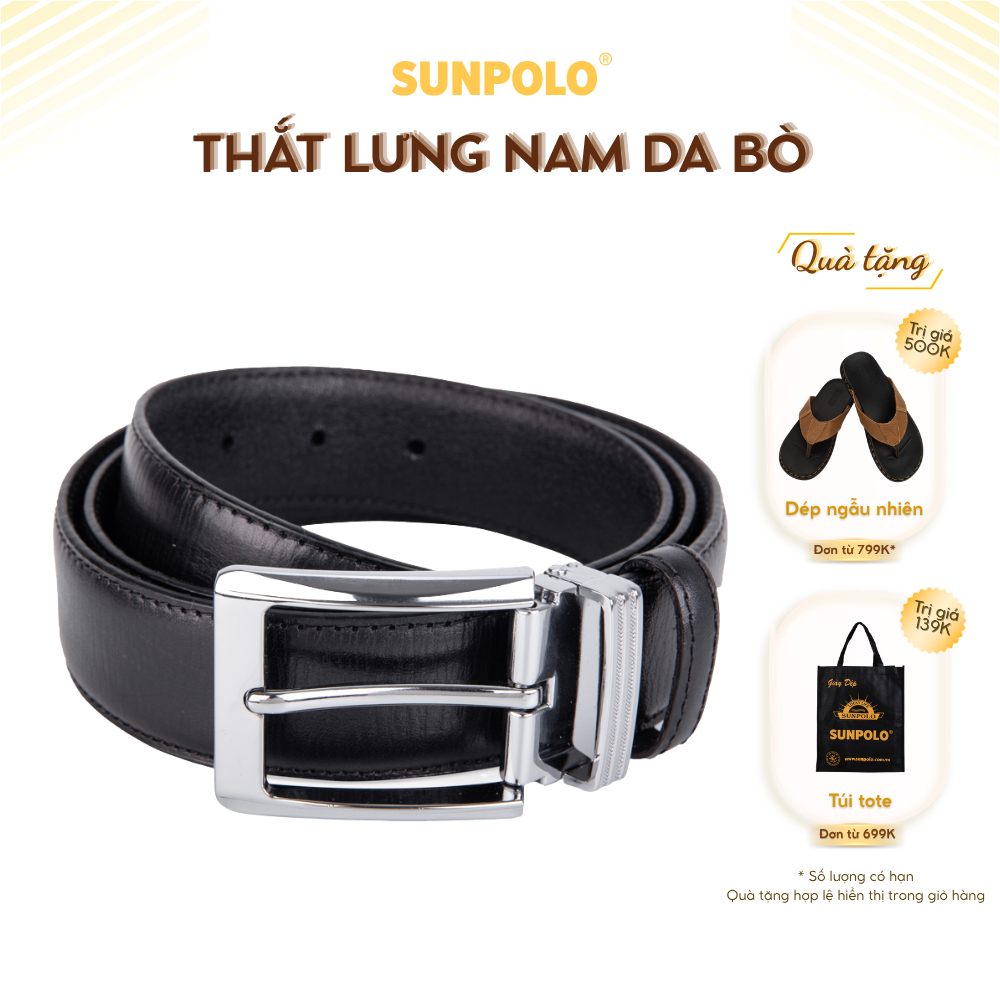 Dây Nịt  BSMK36 Da Bò Khóa Kim Cao Cấp