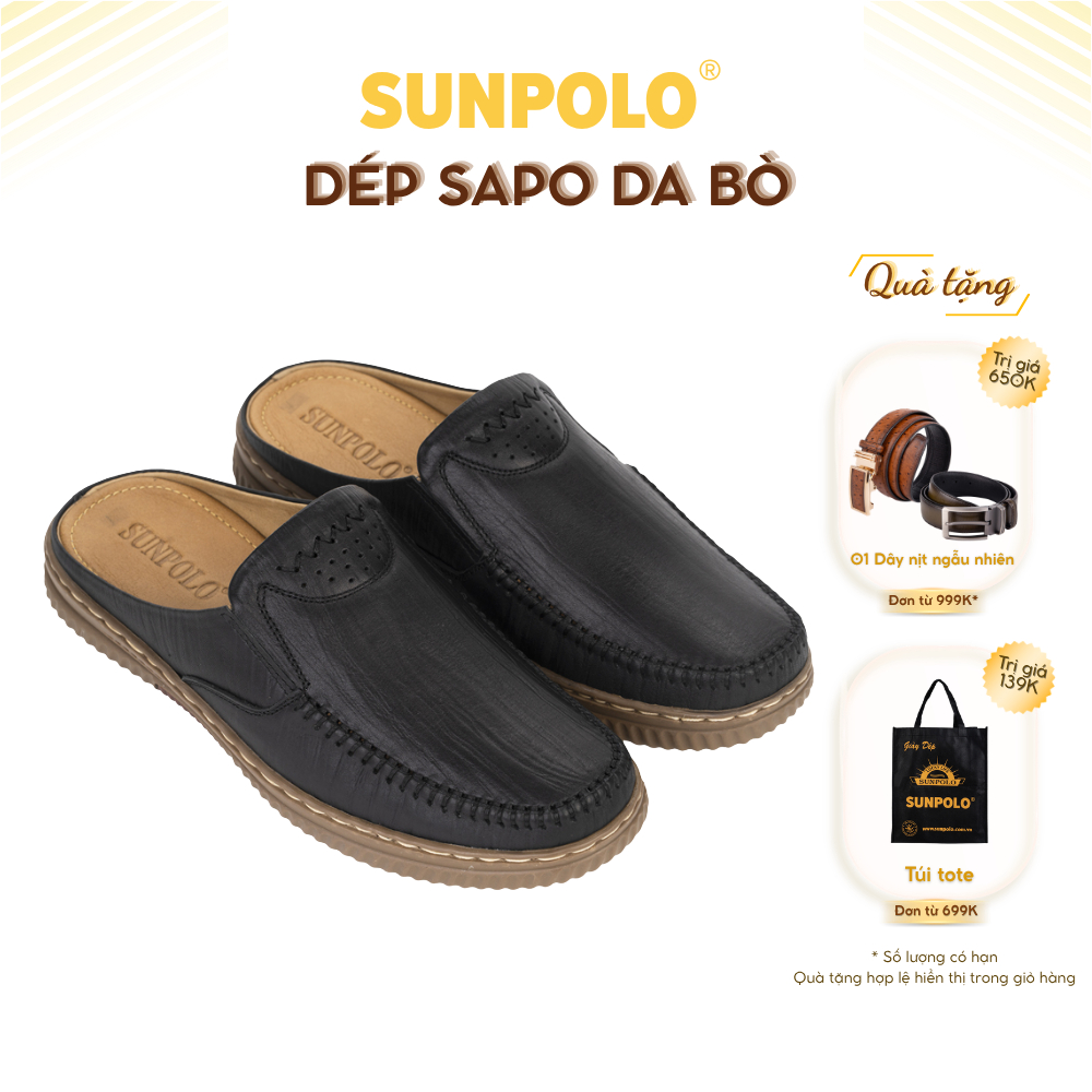 Dép sapo nam SP1387 da bò