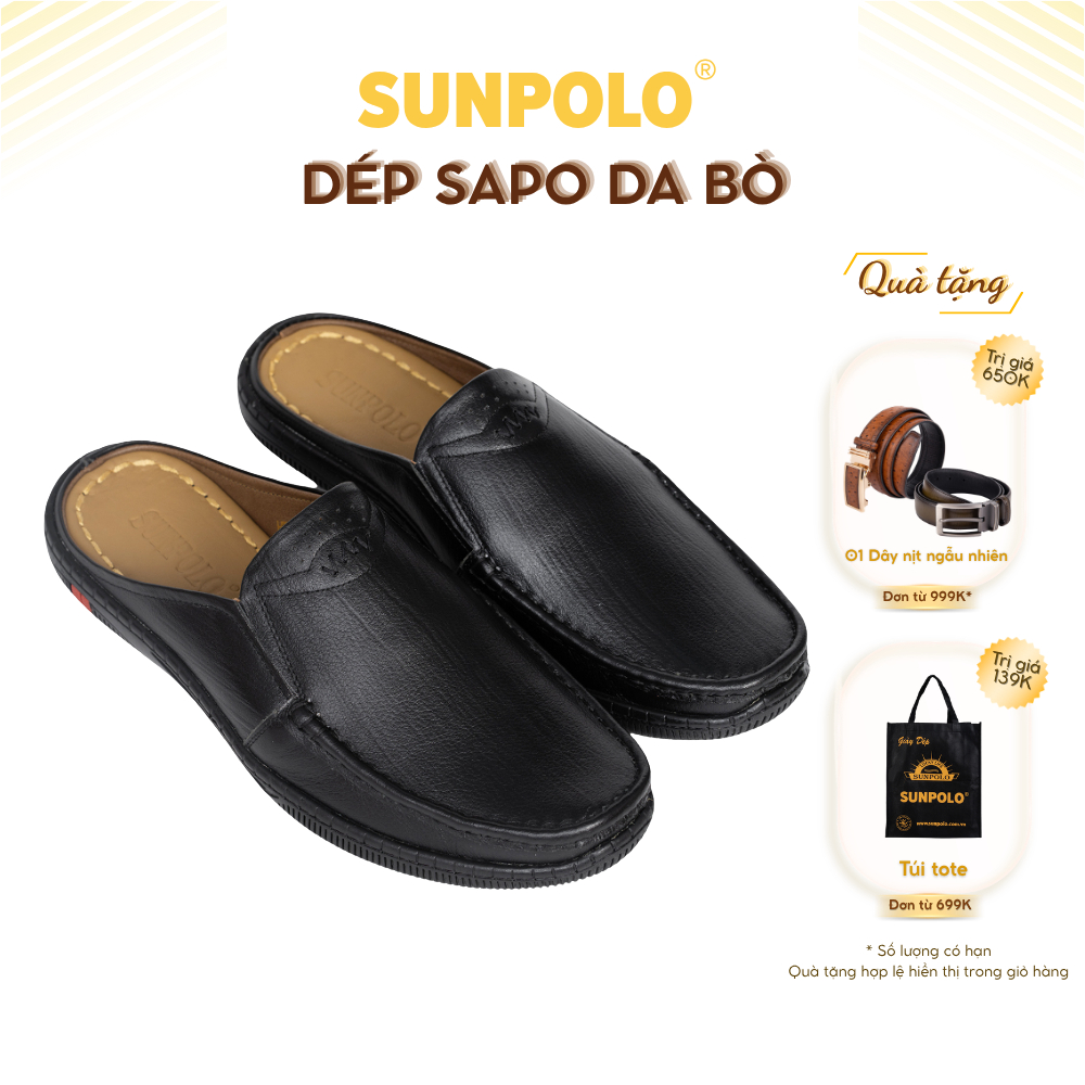 Dép sapo SP1376 nam da bò