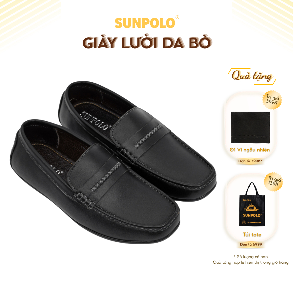 Giày lười nam LS4041 da bò
