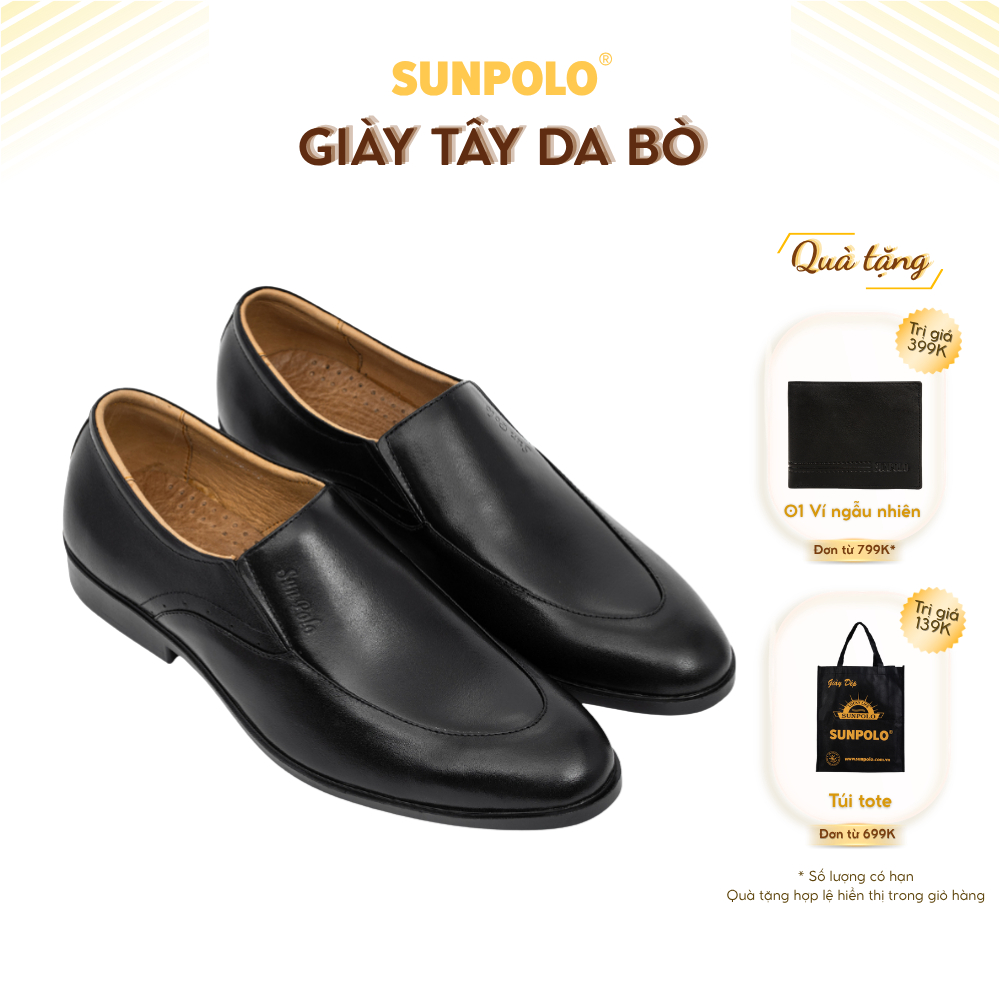 Giày Tây Nam KT0540 Da Bò Nâu Đen