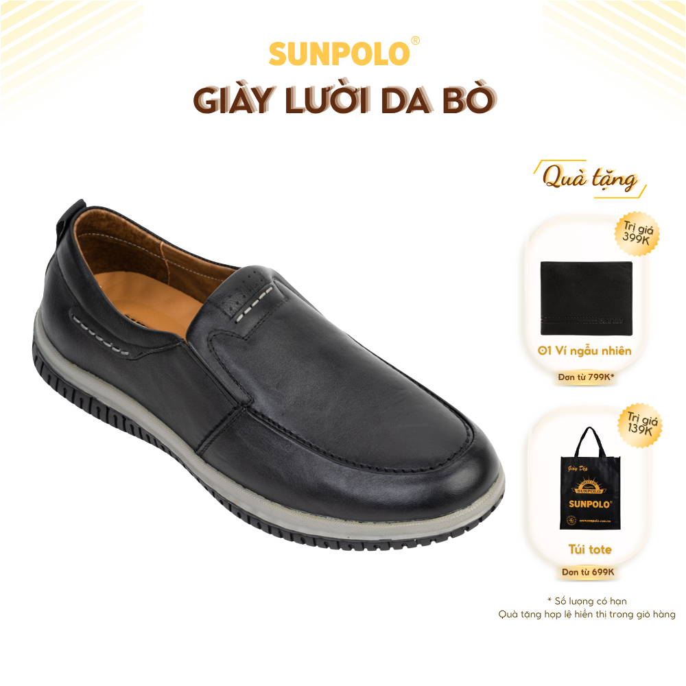 Giày mọi nam da bò CS5068