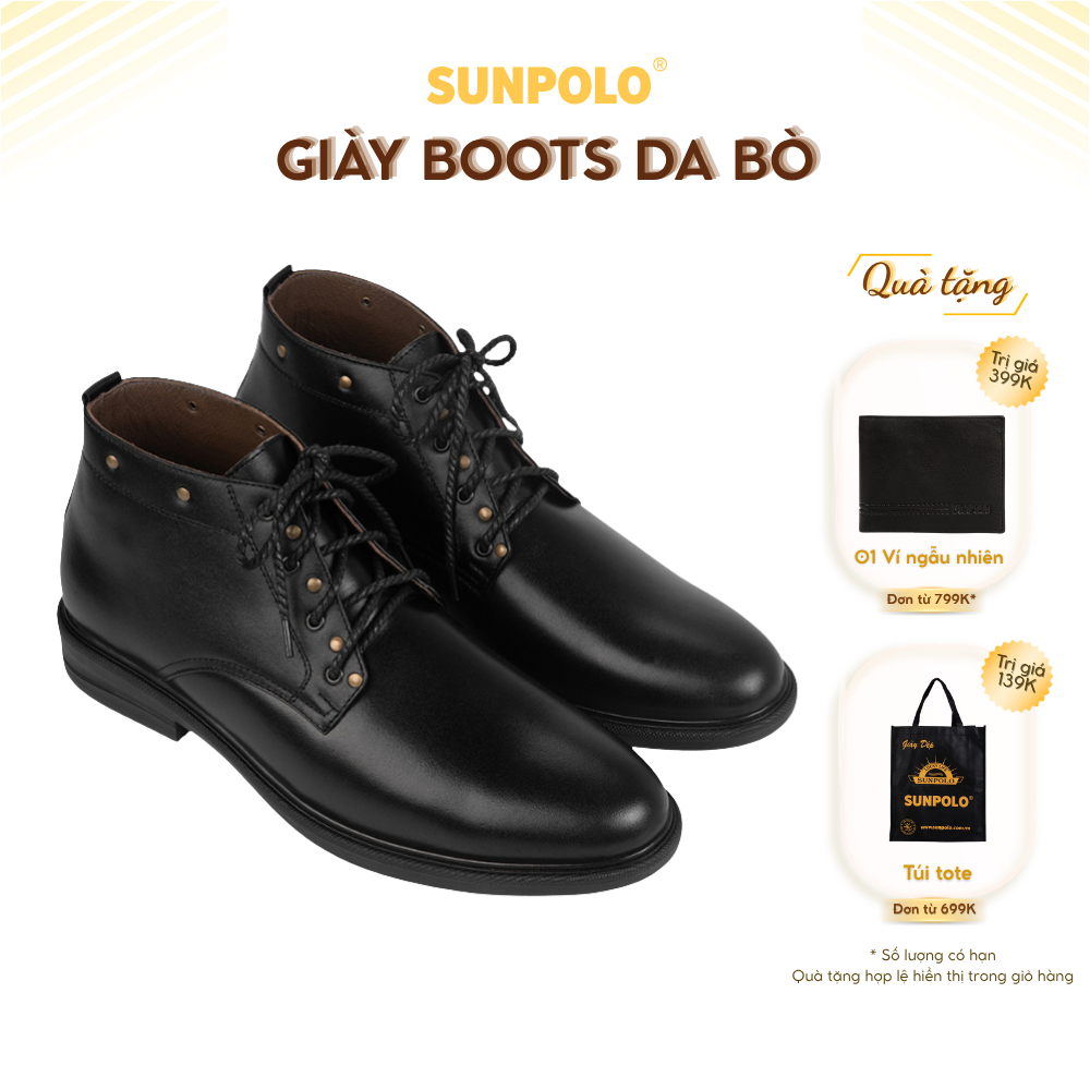 Giày Chukka Boot BOOT02 Nam Da Bò Cao Cấp