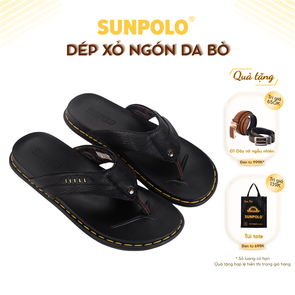 Dép kẹp nam KEP029 Da Bò