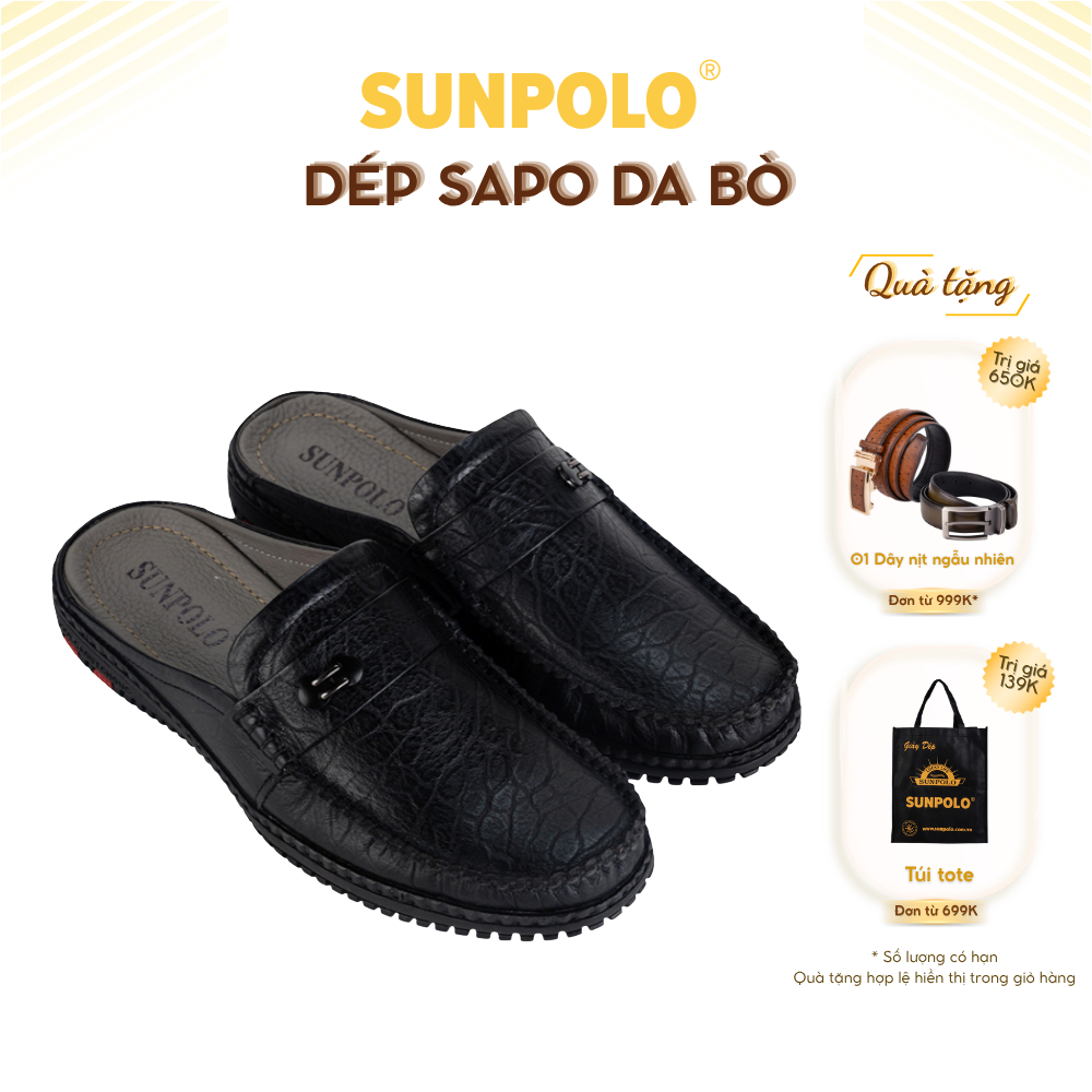 Dép Sapo SPO274 Da Bò