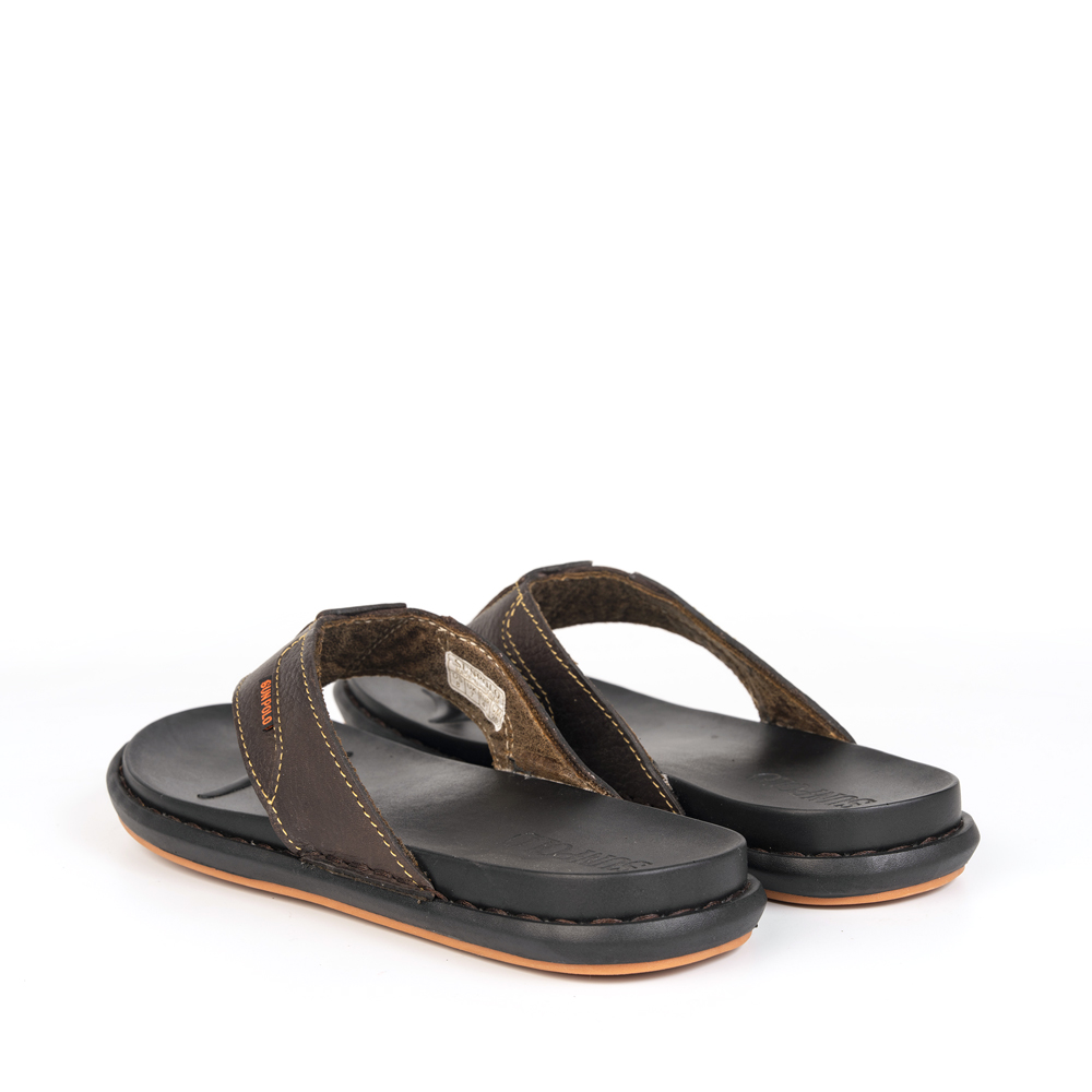 Dép kẹp nam KEP015 da bò 3 phiên bản màu Đen/Nâu/Bò