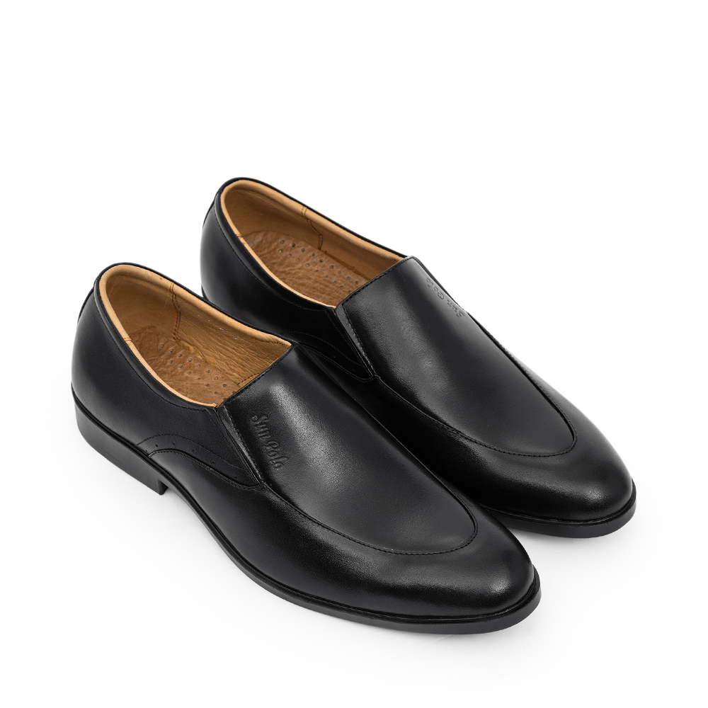 Giày Tây Nam KT0540 Da Bò Nâu Đen