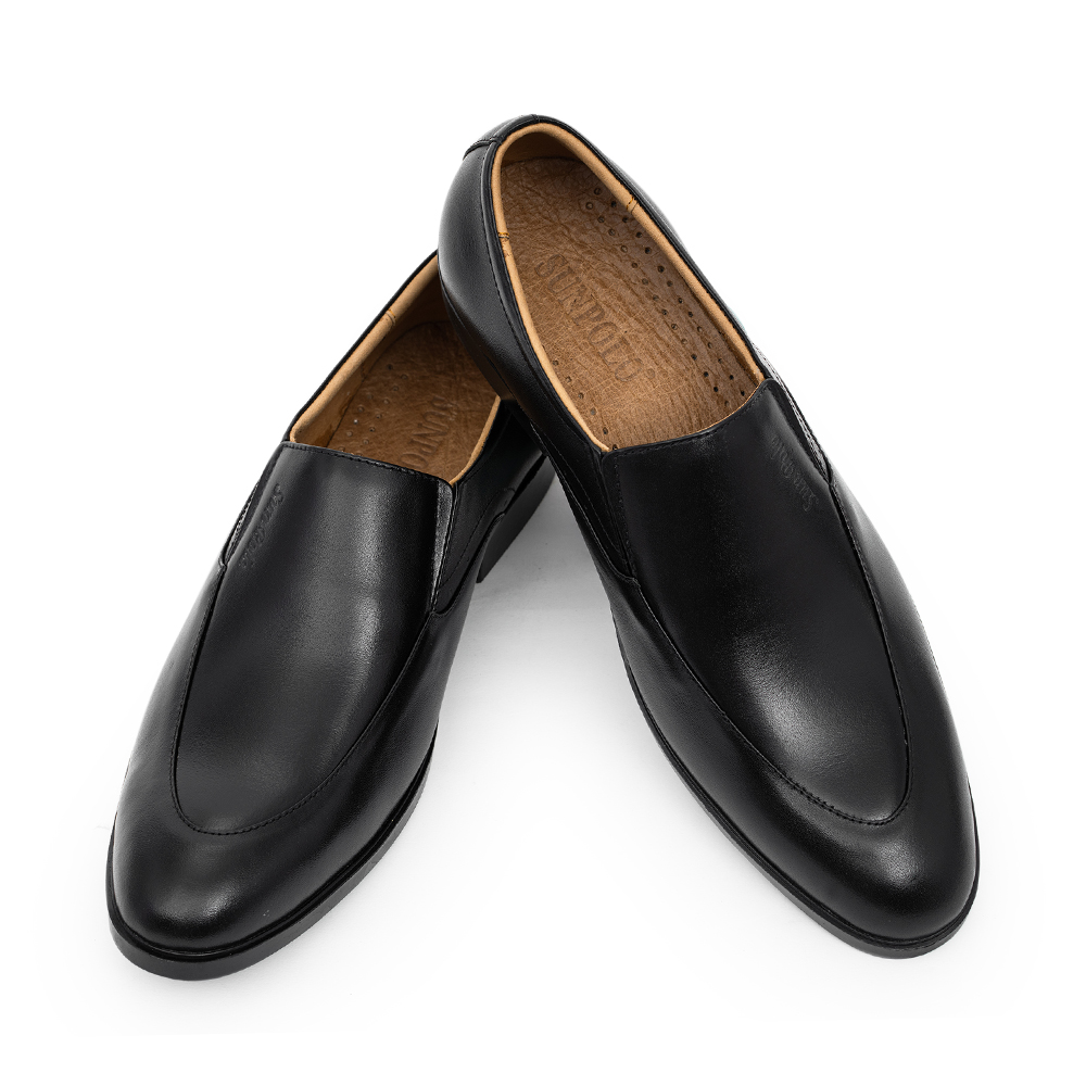 Giày Tây Nam KT0540 Da Bò Nâu Đen