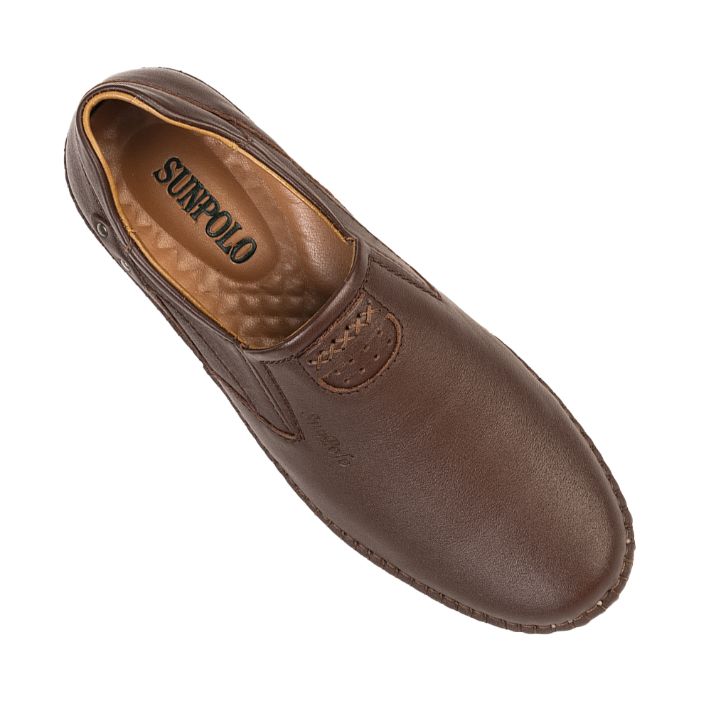 Giày mọi nam da bò SUNPOLO MOI027 Giày mọi nam da bò SUNPOLO MOI027