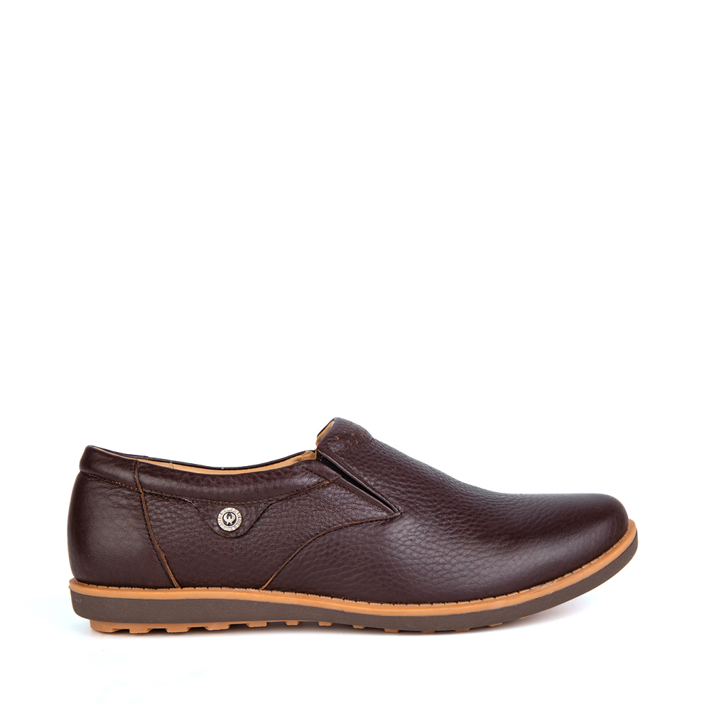 Giày Mọi Nam SUMU01 Da Bò Nâu