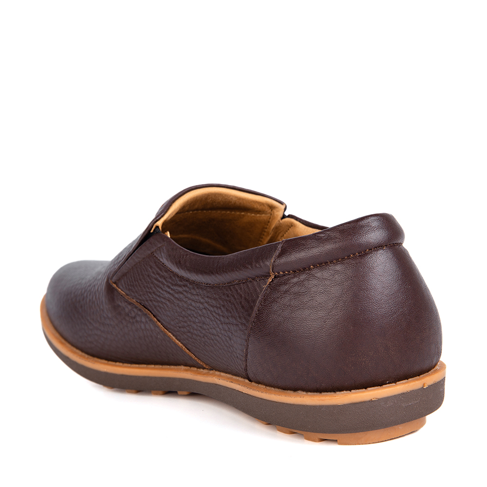 Giày Mọi Nam SUMU01 Da Bò Nâu