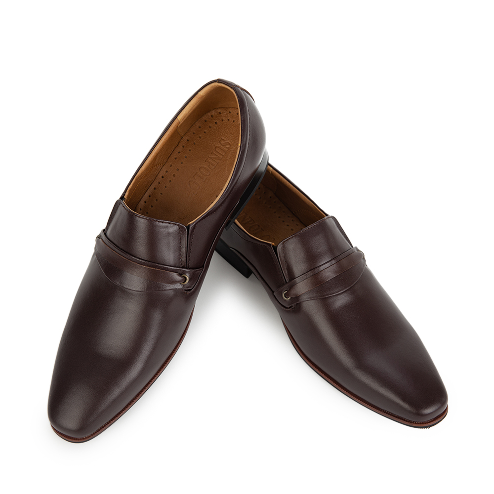 Giày Tây Nam MU8003 Da Bò Cao Cấp SUNPOLO