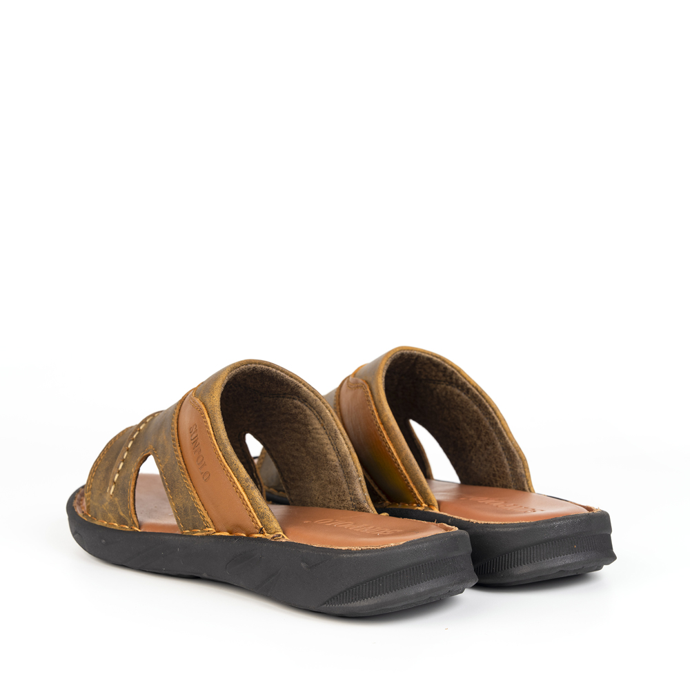 Dép Quai Ngang Nam Da Bò SUNPOLO FQN061