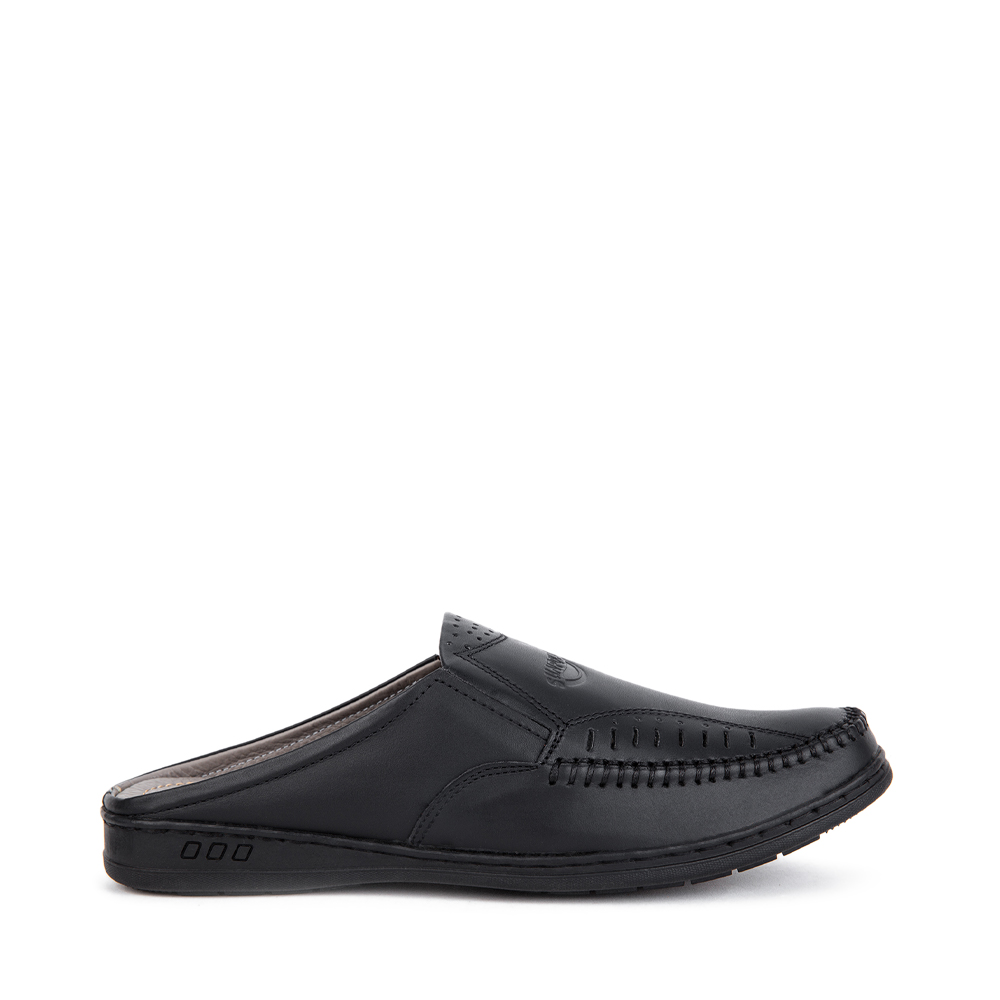 Dép sapo SPO196 da bò Đen Nâu