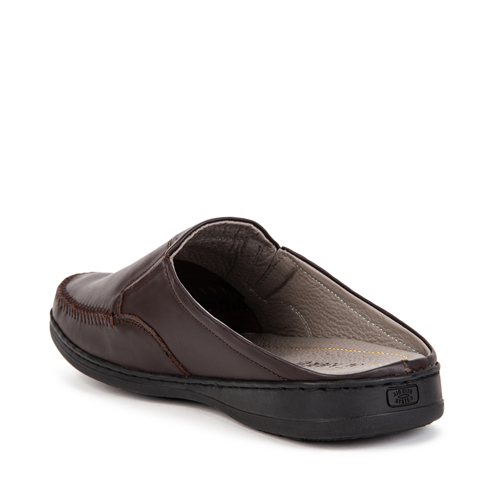 Dép sapo SPO196 da bò Đen Nâu