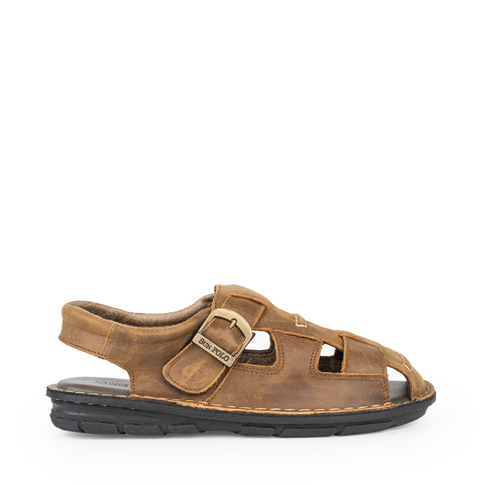 Xăng đan bít mũi da bò Sandals SDA019