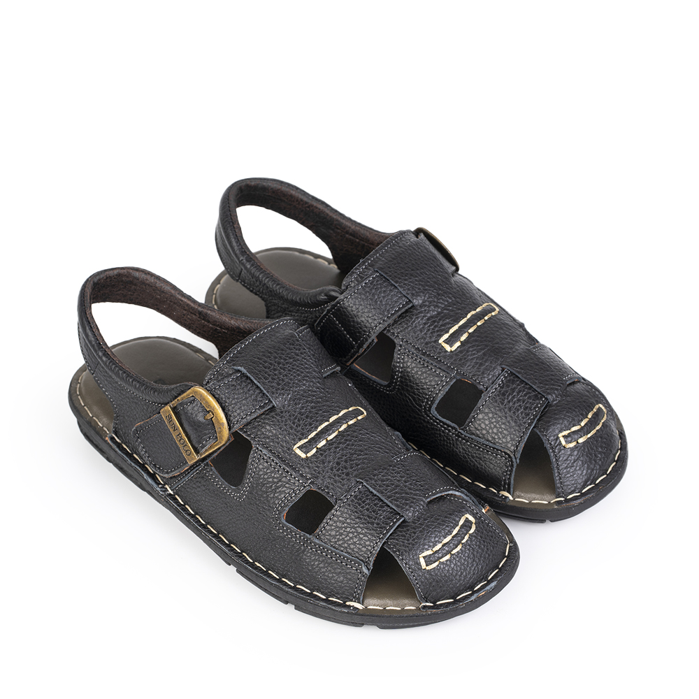 Xăng đan bít mũi da bò Sandals SDA019