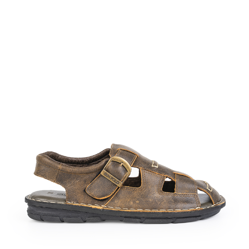 Xăng đan bít mũi da bò Sandals SDA019