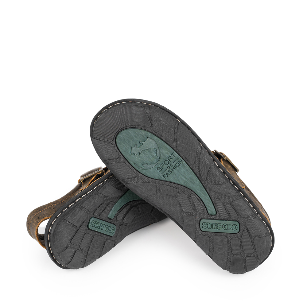 Xăng đan bít mũi da bò Sandals SDA019