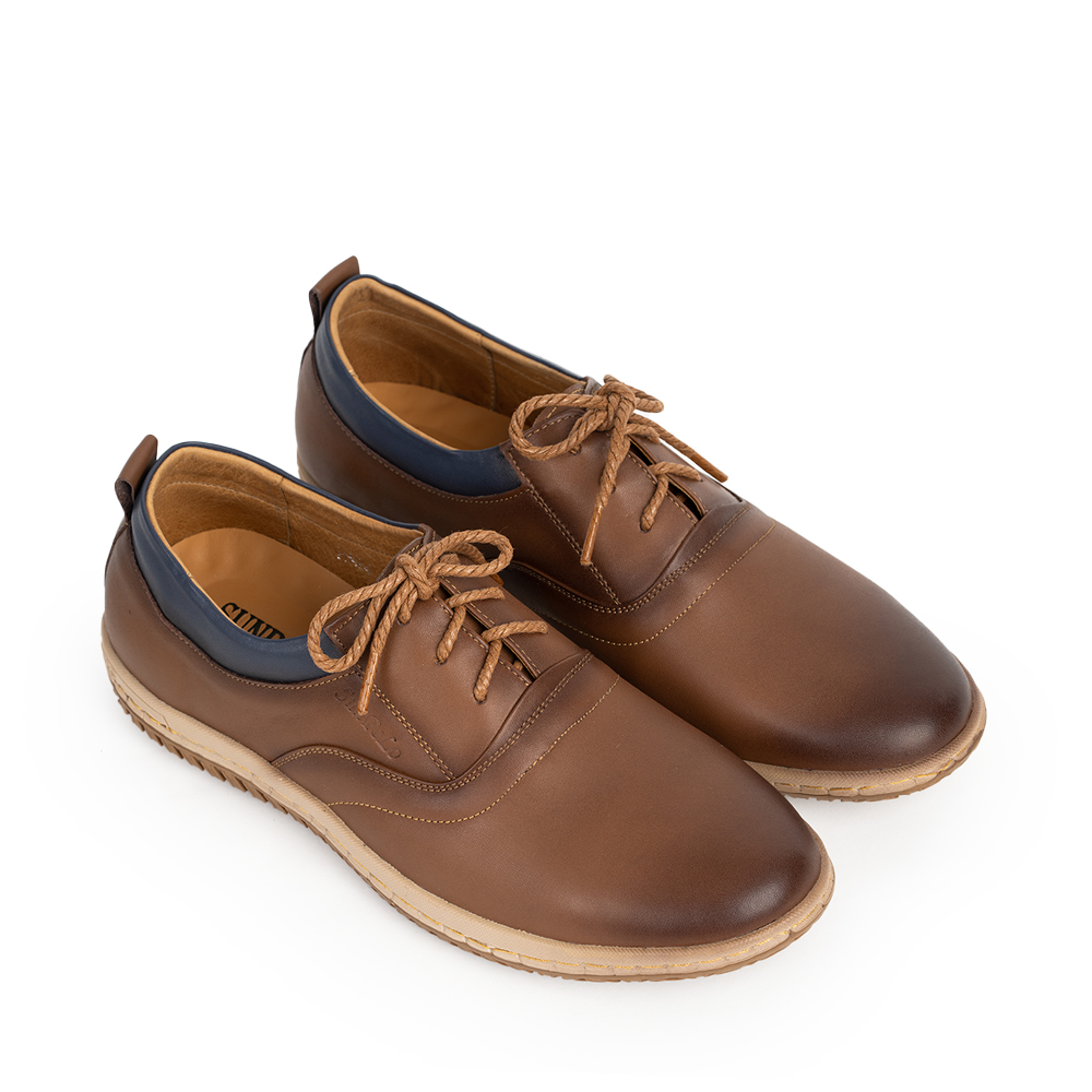 Giày tây nam SPH424 Da bò Buộc dây trẻ trung năng động