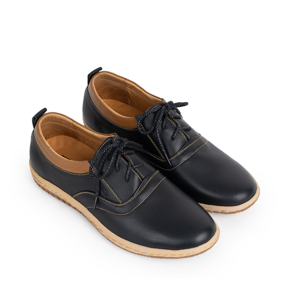 Giày tây nam SPH424 Da bò Buộc dây trẻ trung năng động