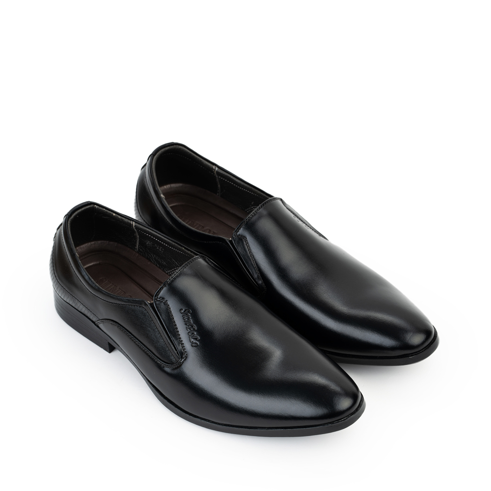 Giày Tây Nam SPH500 Da Bò SUNPOLO Đen Nâu