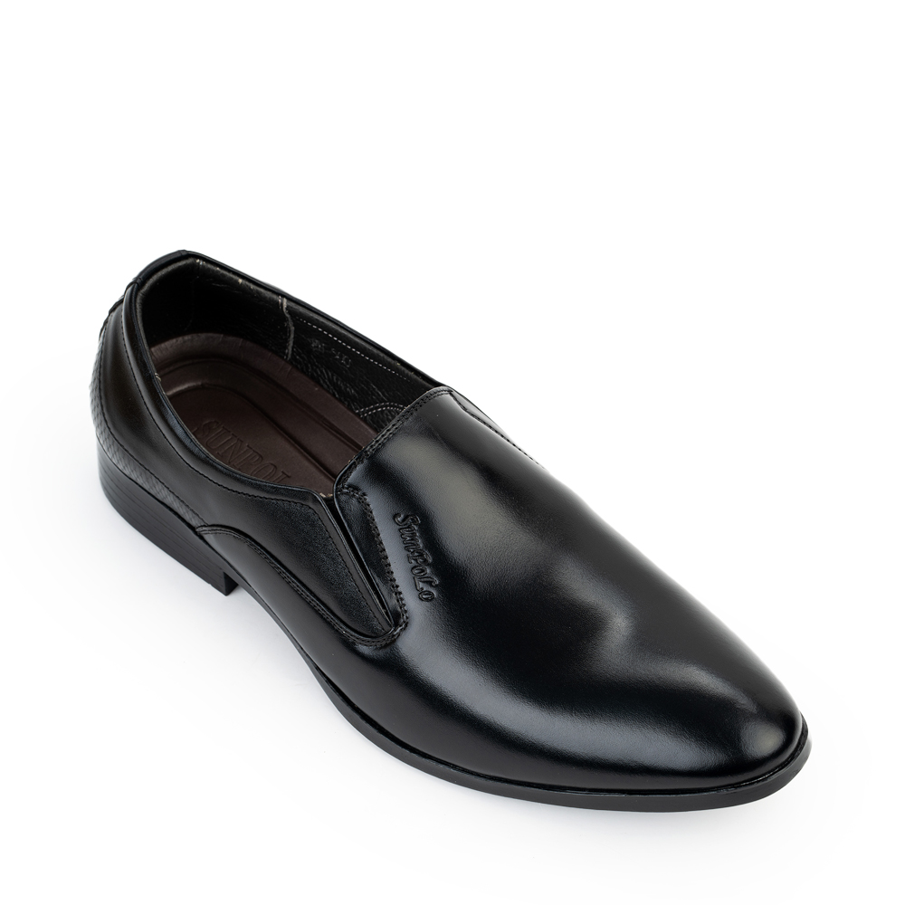 Giày Tây Nam SPH500 Da Bò SUNPOLO Đen Nâu