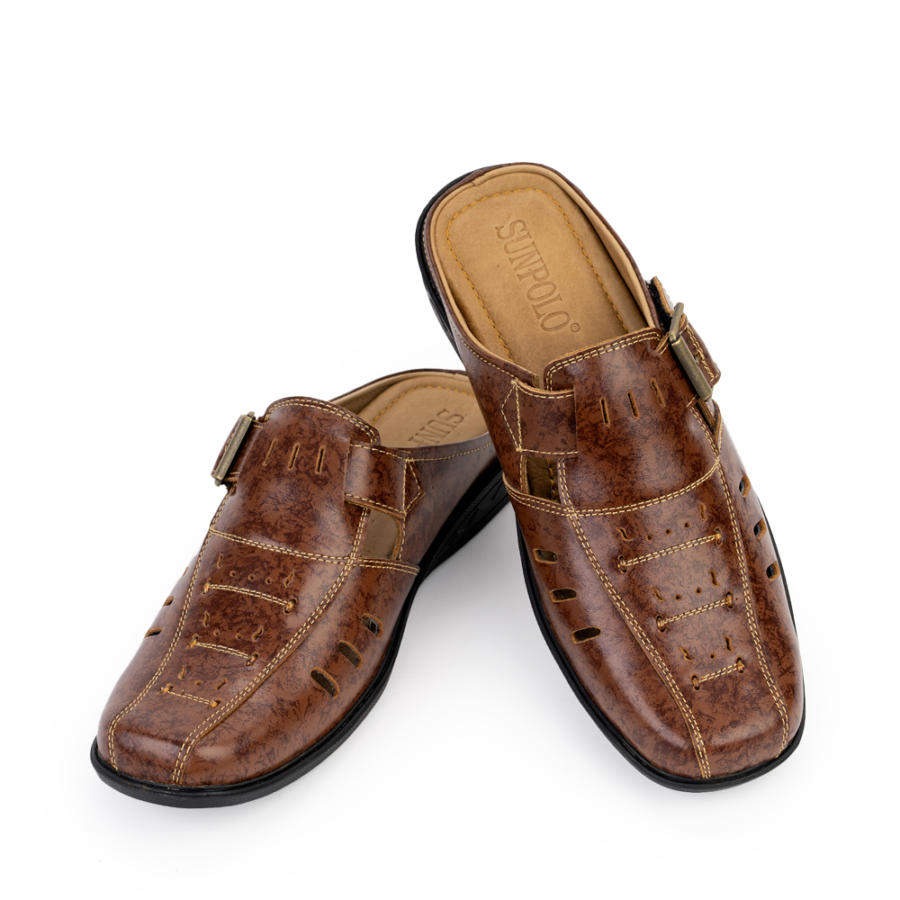 Dép Sapo Nam SPO005 Da Bò