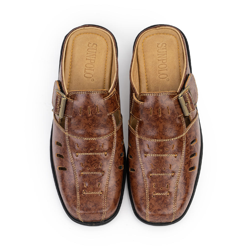 Dép Sapo Nam SPO005 Da Bò