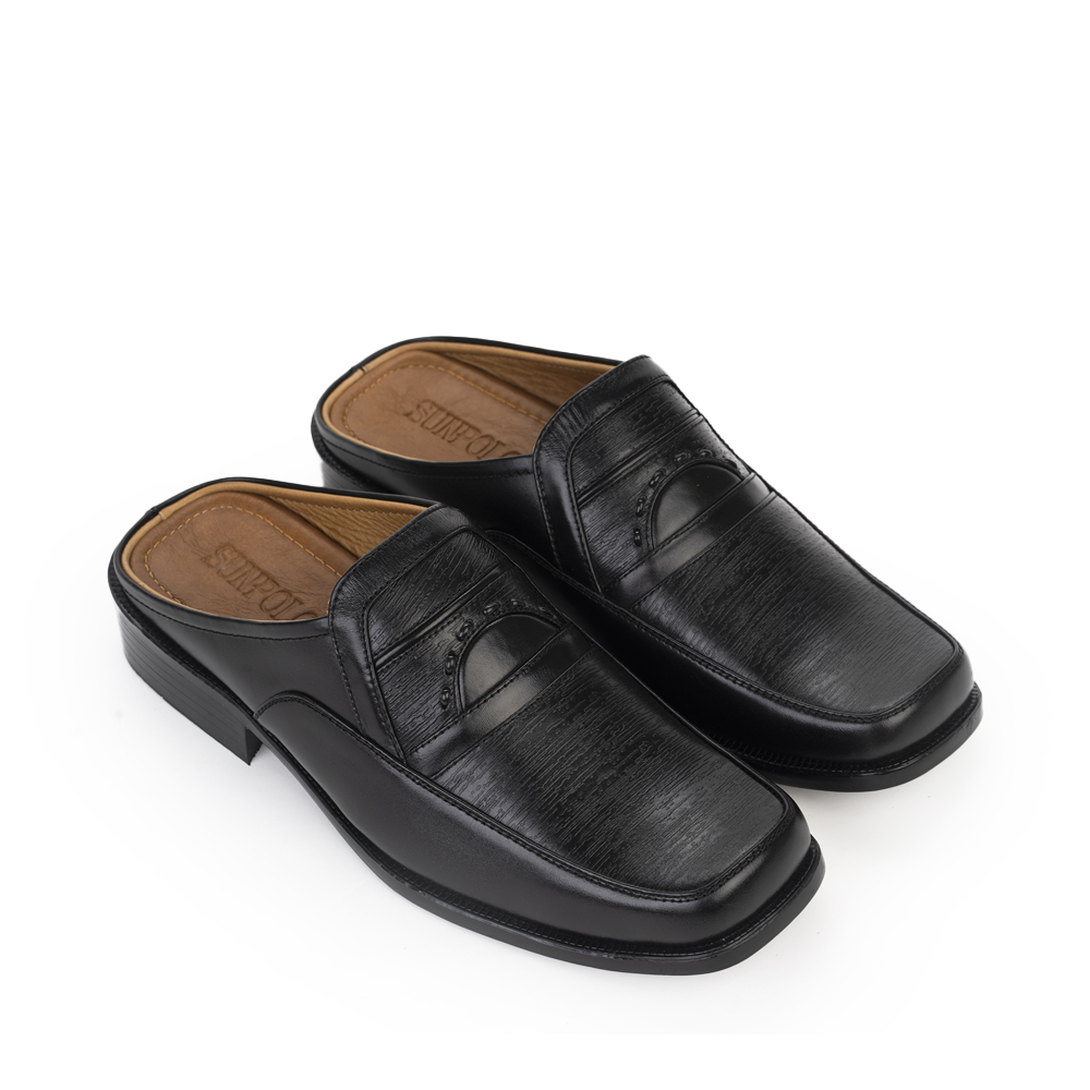 Dép Sapo nam SPO016 đế cao da bò