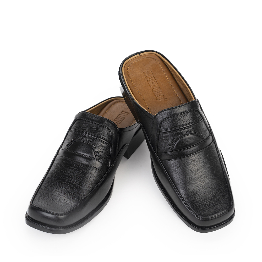 Dép Sapo nam SPO016 đế cao da bò