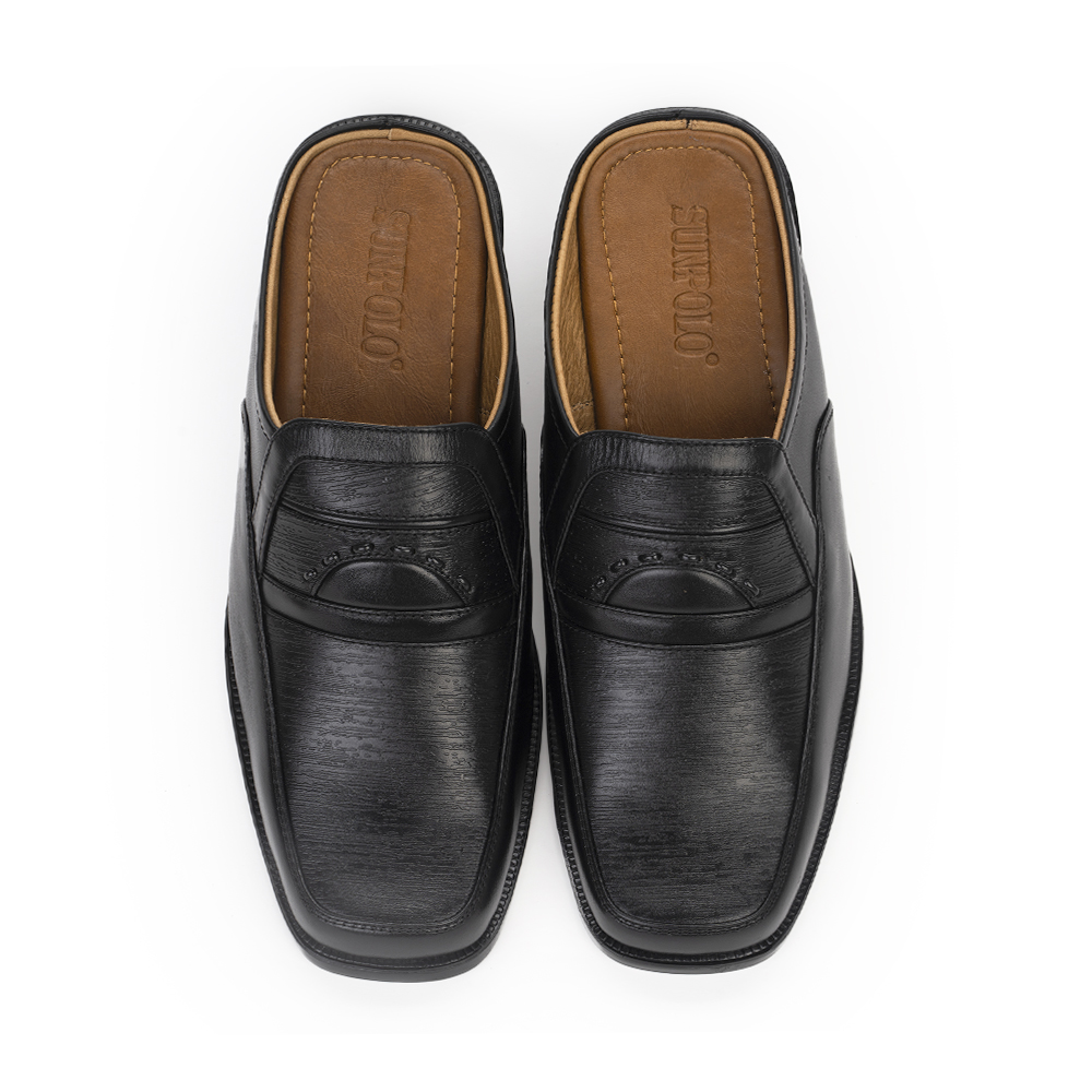 Dép Sapo nam SPO016 đế cao da bò