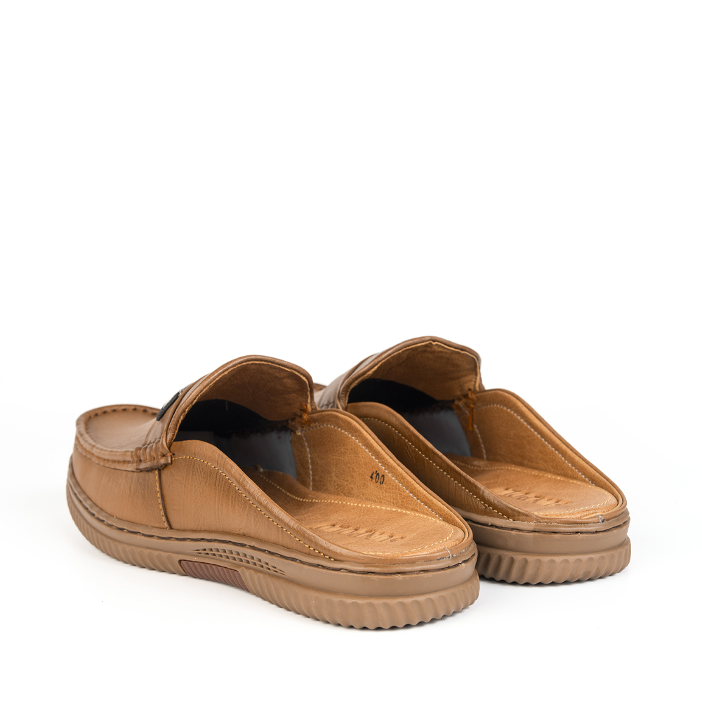 Dép sapo Giày sục da bò thông thoáng êm bền SUNPOLO SPO400 có 2 bản màu