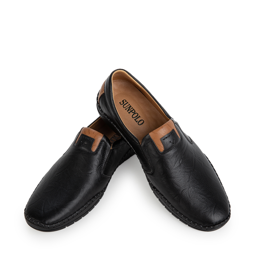 Giày mọi nam CS5059 da bò Trẻ trung Thanh lịch