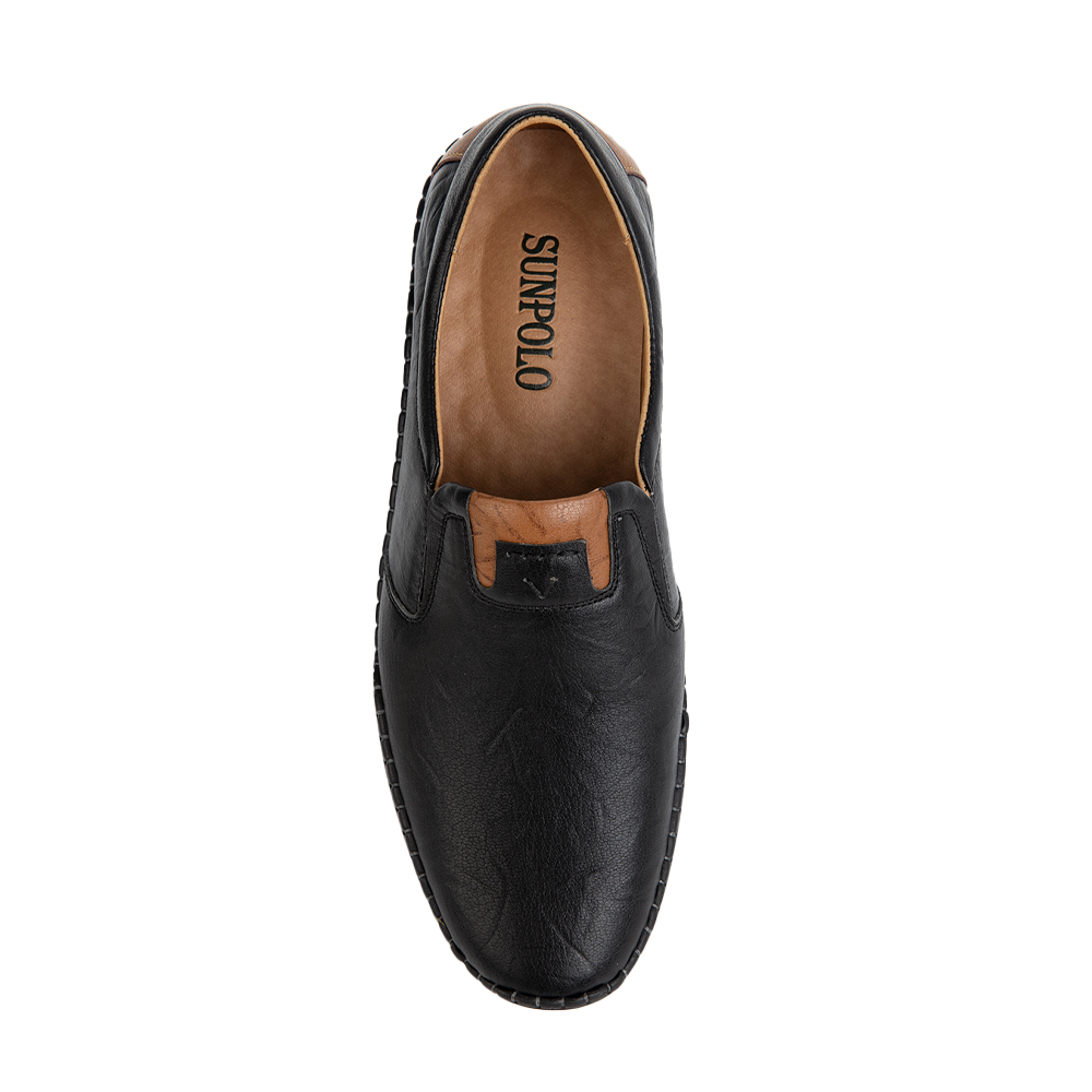 Giày mọi nam CS5059 da bò Trẻ trung Thanh lịch