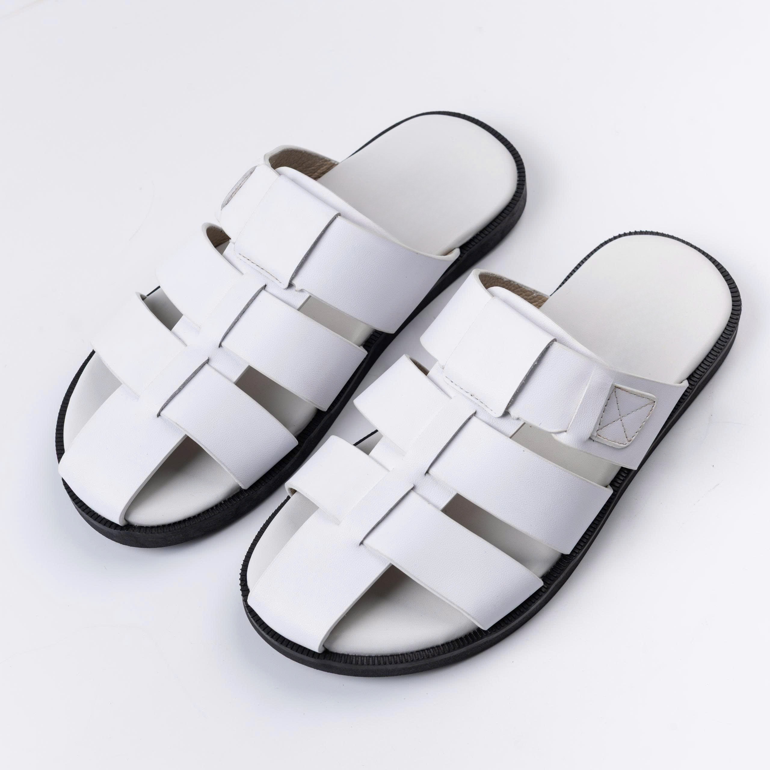 Dép Bít Mũi Nam YBIXG3 Da Bò SUNPOLO Có Big Size 44-45