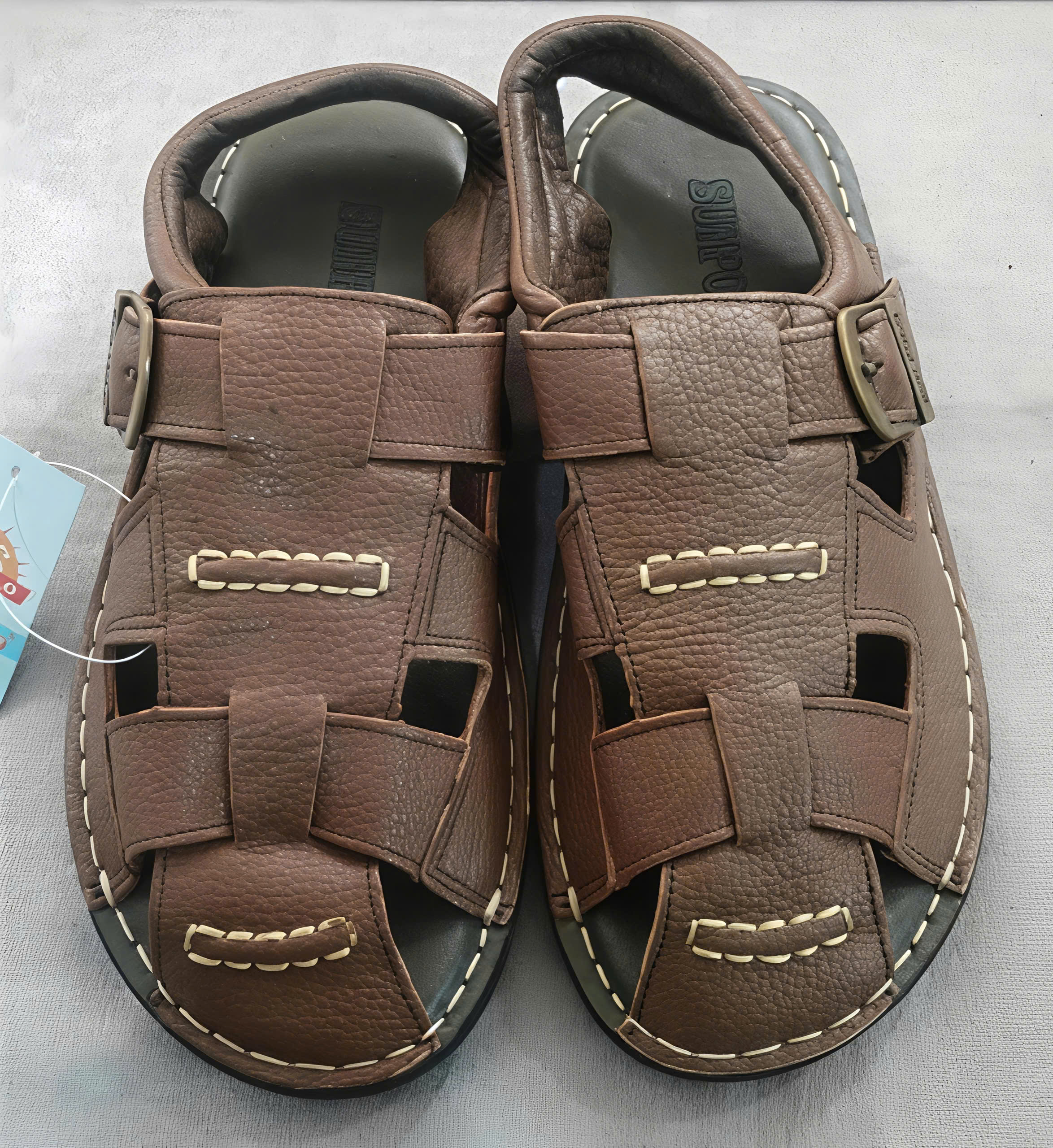 Xăng đan bít mũi da bò Sandals SDA019