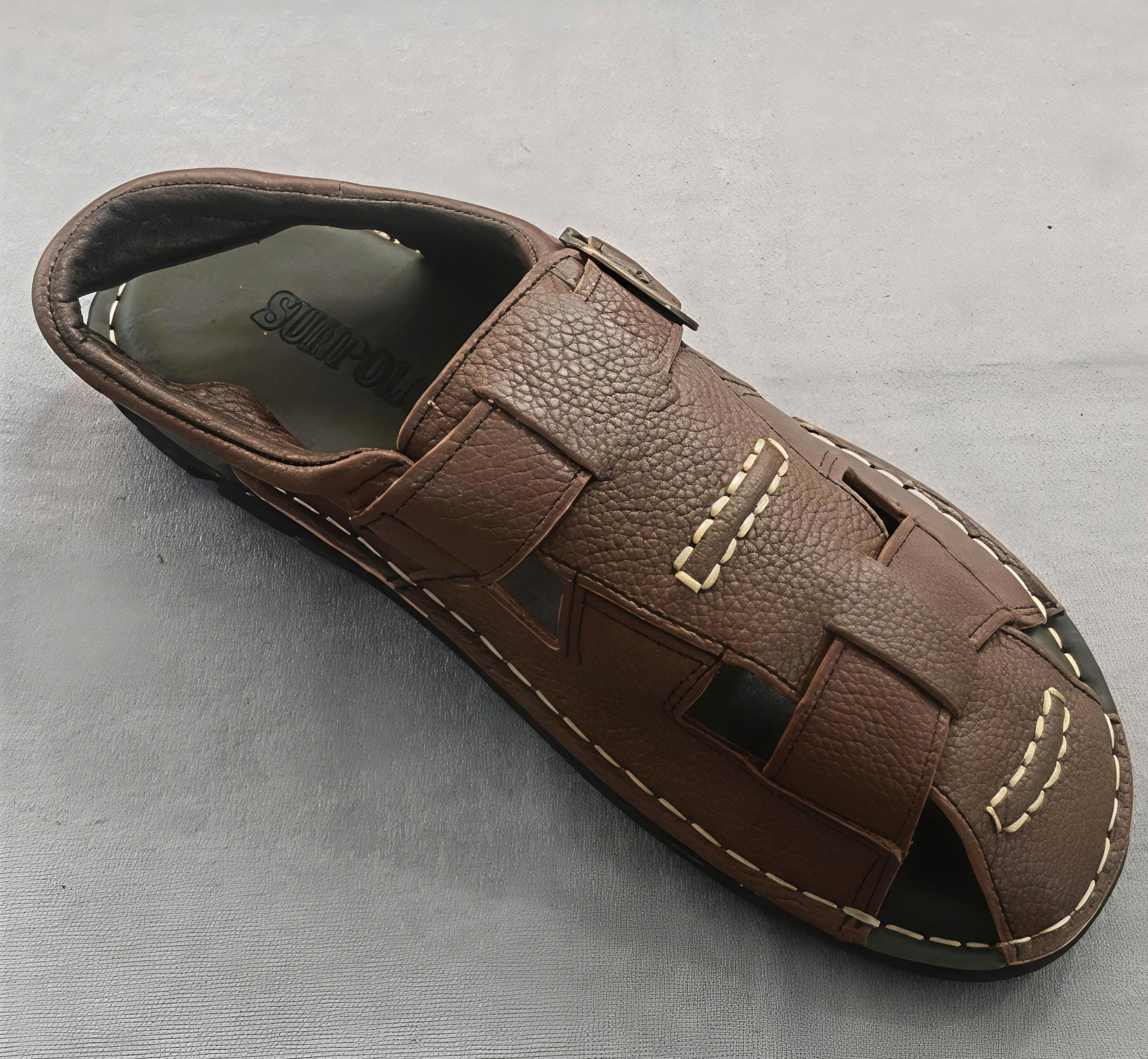Xăng đan bít mũi da bò Sandals SDA019