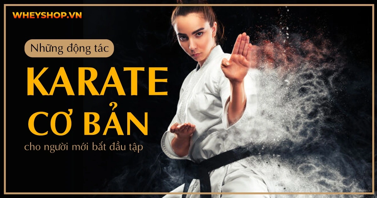 Những động tác Karate cơ bản nhất cho người mới bắt đầu tập