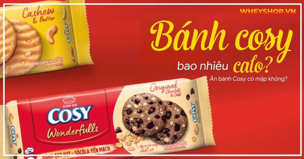 Bánh Cosy bao nhiêu calo? Ăn bánh Cosy có mập không?