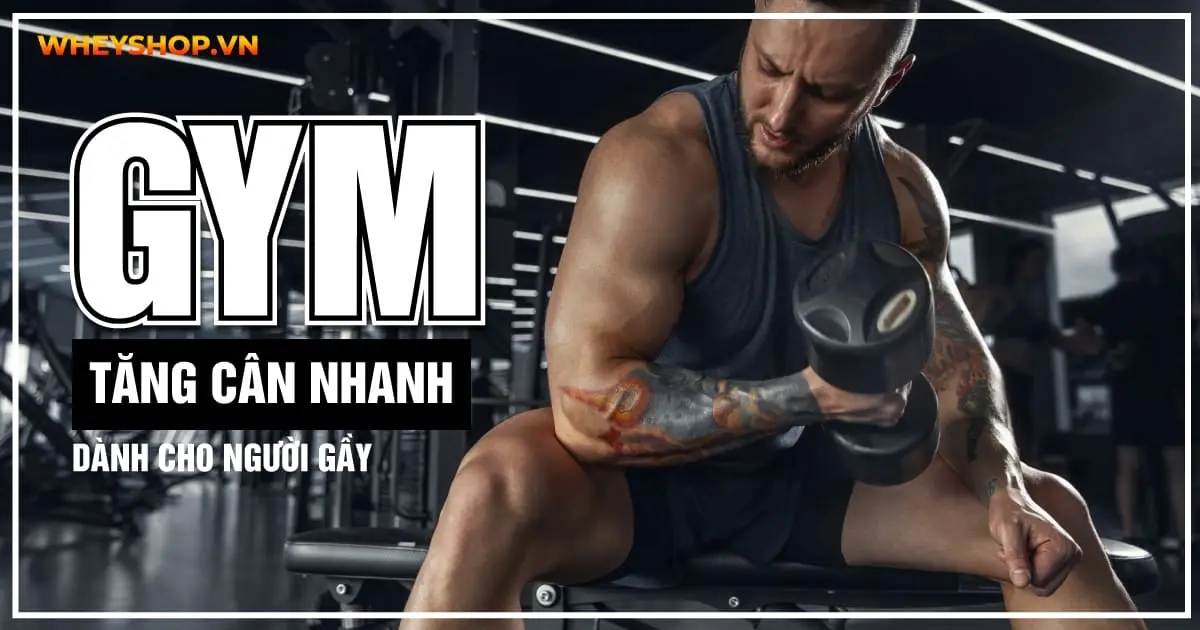 7 bài tập gym tăng cân nhanh cho người gầy