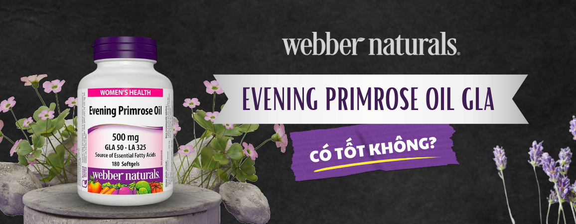Webber Evening Primrose Oil GLA có tốt không? Hướng dẫn cách sử dụng Webber Evening Primrose Oil GLA